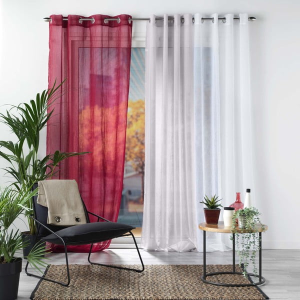 Türkiissinine kardin 140x240 cm Telma - douceur d'intérieur-image-3