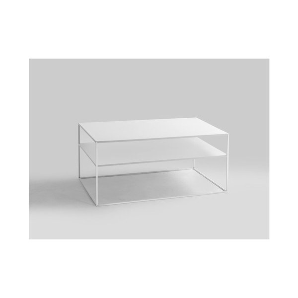 Bílý konferenční patrový stolek Custom Form Tensio, délka 100 cm-image-2