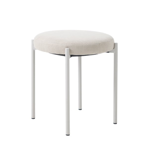 Kreem metallist taburet Pelican - Unique Furniture