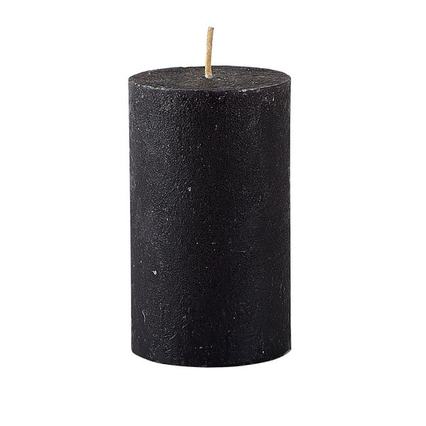 Černá svíčka KJ Collection Konic, ⌀ 6 x 10 cm