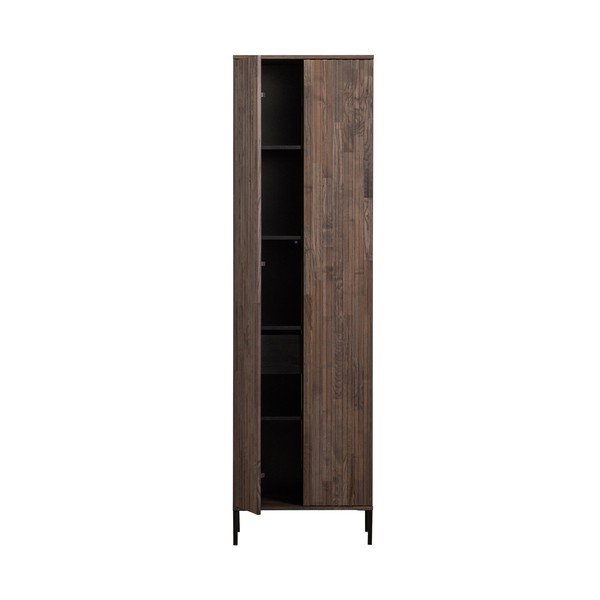 Pruun saarepuust riidekapp 60x210 cm Gravure – WOOOD-image-4