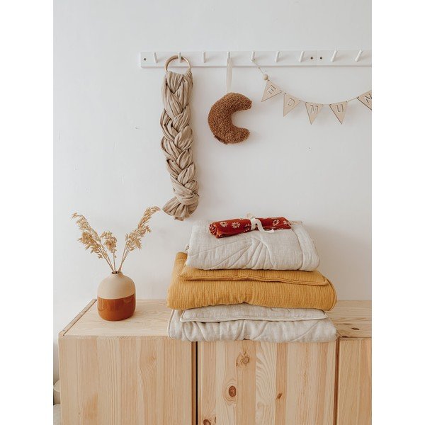 Beež linane võrevoodi komplekt Sand - Moi Mili-image-3