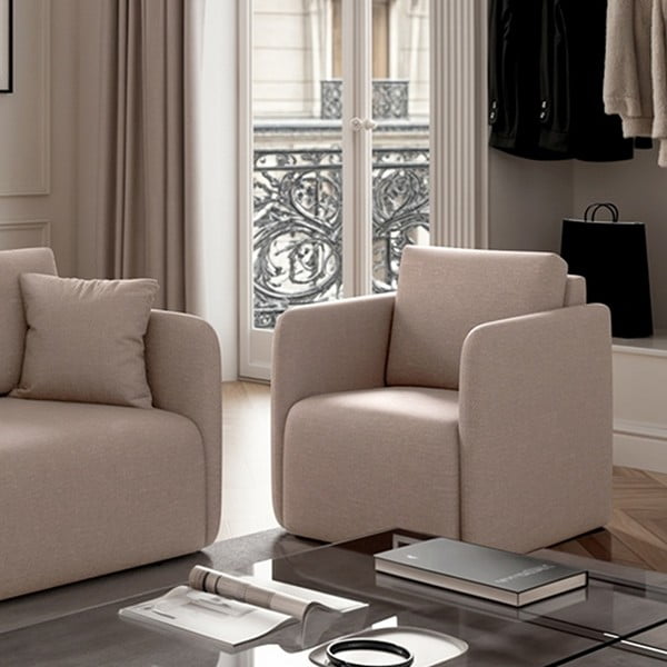 Beež tugitool Chaum - Rodier-image-3