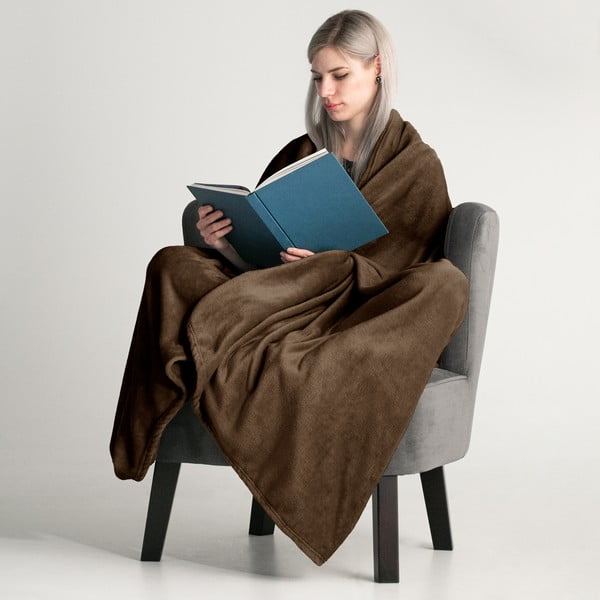 Pruunist mikrokiust tekk , 200 x 220 cm Mic - DecoKing-image-1