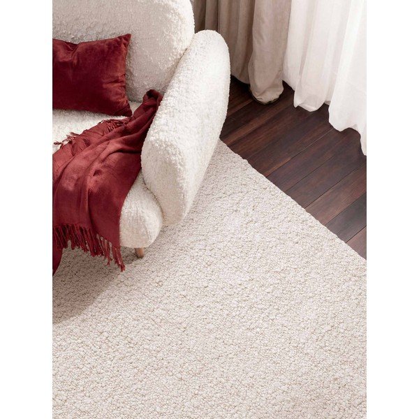 Elevandiluu värvi käsitsi kootud bukleekangast vaip 200x290 cm Notting Hill Portobello – Ted Baker-image-1