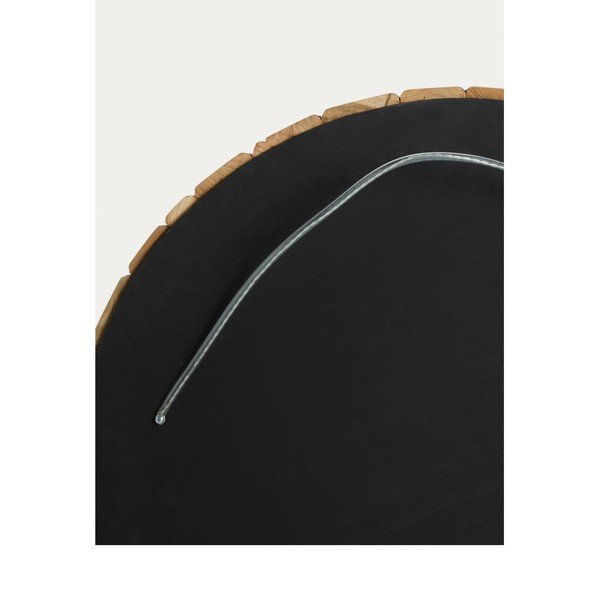 Puitraamiga seinapeegel ø 80 cm Eliptic - Kave Home-image-4