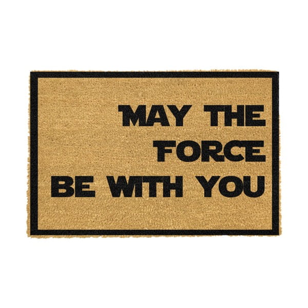 Looduslik kookosmatt May The Force Be With You, 40 x 60 cm May the Force Be With Your - Artsy Doormats
