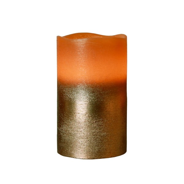 Hnědá LED svíčka Best Season Orange, výška 12,5 cm