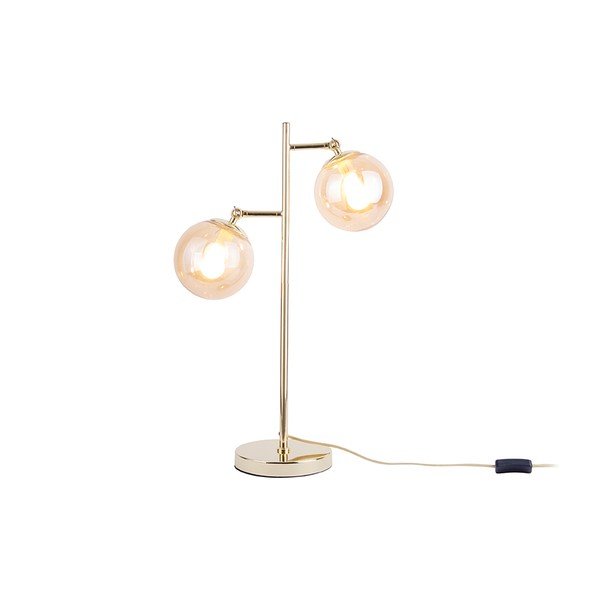 Kuldset värvi laualamp, kõrgus 64 cm Shimmer - Leitmotiv-image-1