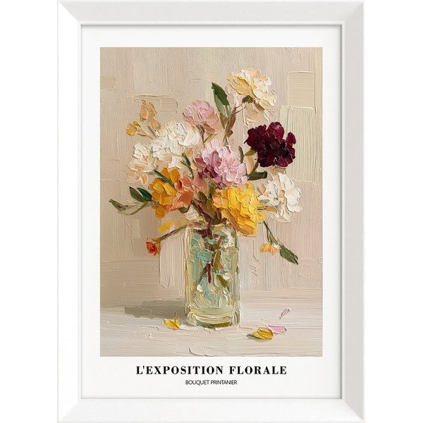 Trükitud pilt raamiga 56x75 cm Sunny Bouquet - Styler