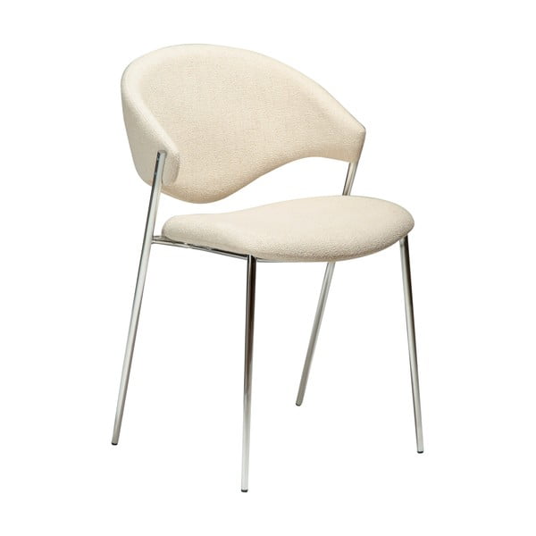 Kreemjas polsterdatud söögitool Zone – DAN-FORM Denmark