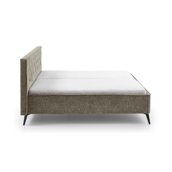 Tumeroheline polsterdatud kaheinimesevoodi 180x200 cm Alicante – Meise Möbel-image-4