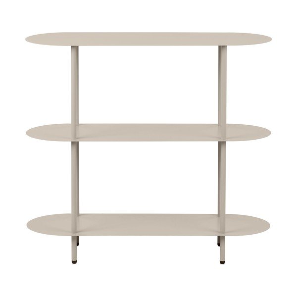 Beež metallriiul 90x81x31 cm Rieti - House Nordic