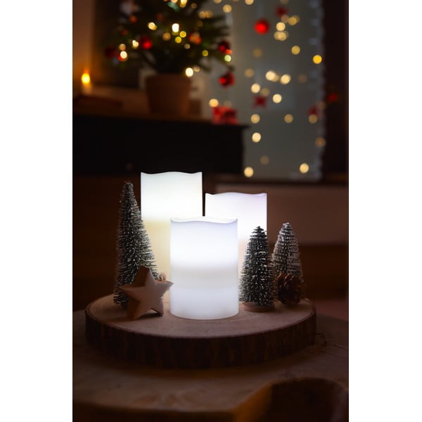 LED-küünlad 3tk komplektis (kõrgus 10 cm) - Hilight-image-2