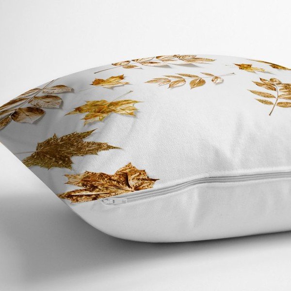 Padjapüür kuldsed lehed, 42 x 42 cm - Minimalist Cushion Covers-image-1