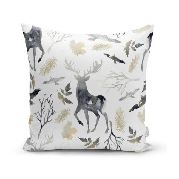 Komplekt 4 jõulupadjakatet ja lauajooksikut Christmas Forest - Minimalist Cushion Covers-image-1