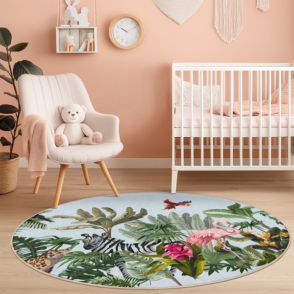 Pestav laste mänguvaip ø120 cm Jungle - Mila Home-image-3