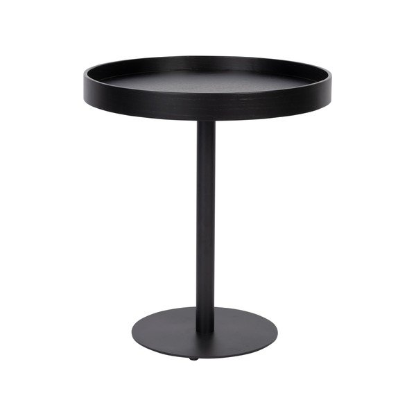 Ümmargune abilaud tammepuust pealispinnaga, ø 40 cm Yuri S - White Label