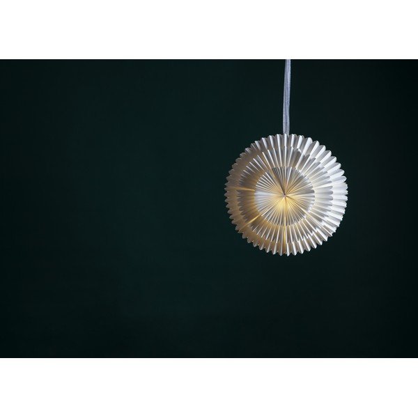 Valge jõuluvalgus kaunistus ø 50 cm Frost - Star Trading-image-4