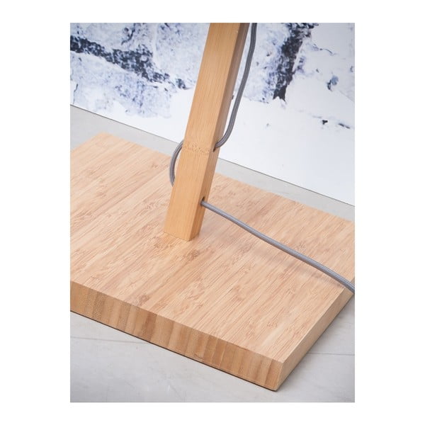 Põrandavalgusti rohelise varju ja bambusekonstruktsiooniga Fuji - Good&Mojo-image-4