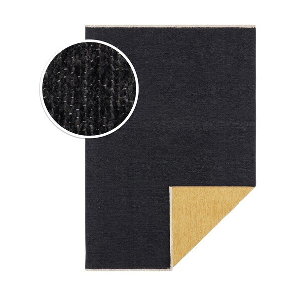 Must ja kollane kahepoolne vaip , 200 x 290 cm Duo - Hanse Home-image-4