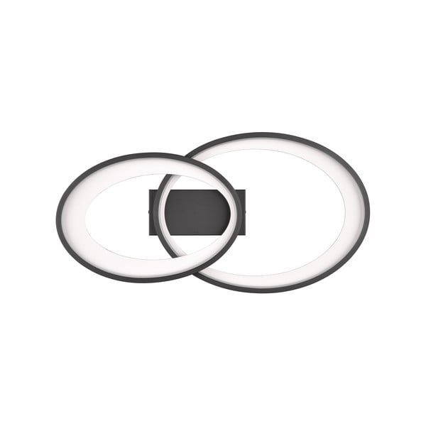 Must-valge LED laevalgusti 30x57 cm Malaga - Reality-image-3