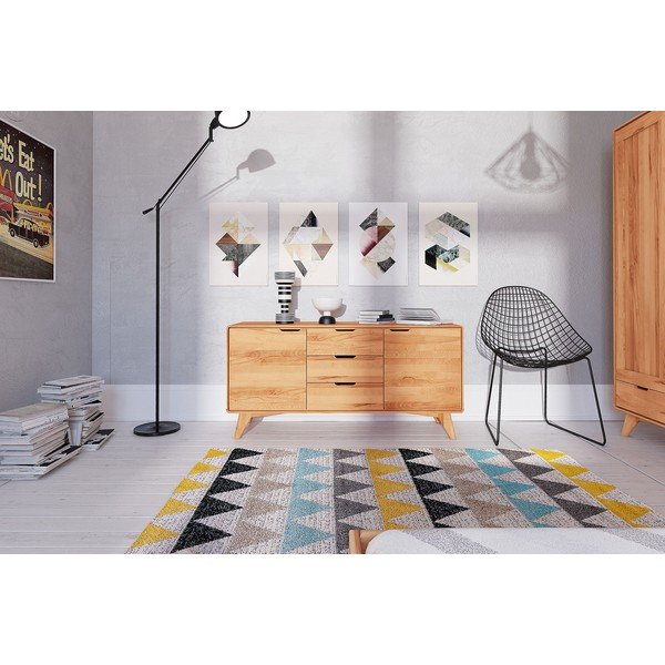 Madal kapp pöögipuust 134x63 cm Greg - The Beds-image-4