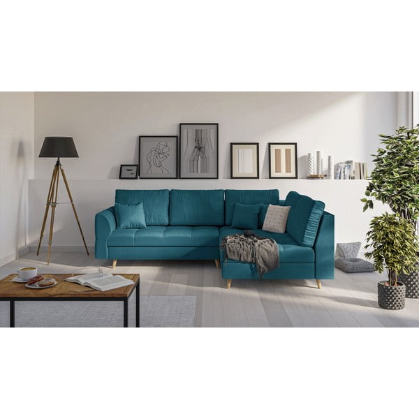 Türkiissinine nurgadiivan (paremas nurgas) Ariella - Ropez-image-1