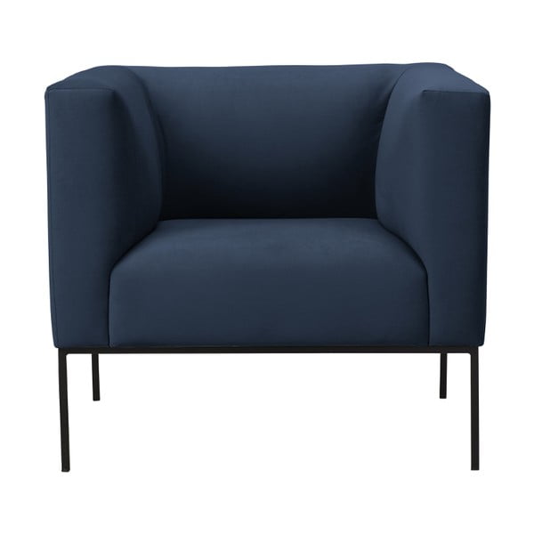 Tmavě modré křeslo Windsor & Co Sofas Neptune