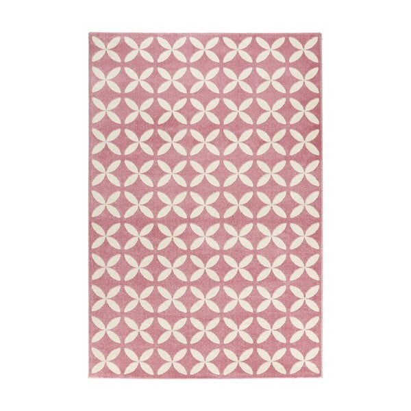 Růžový koberec Mint Rugs Tiffany, 80 x 150 cm