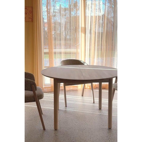 Tammepuidust söögilaua lisalaud 45x120 cm Derrymore - Rowico-image-2