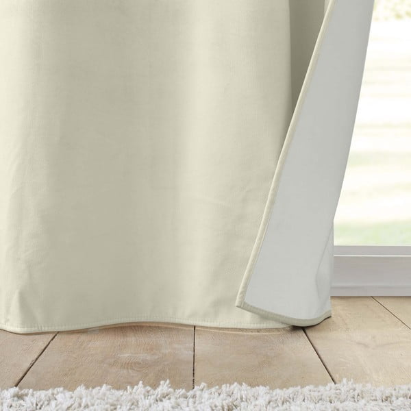 Kreem sametist termokardin 140x260 cm Polarchic - douceur d'intérieur-image-4