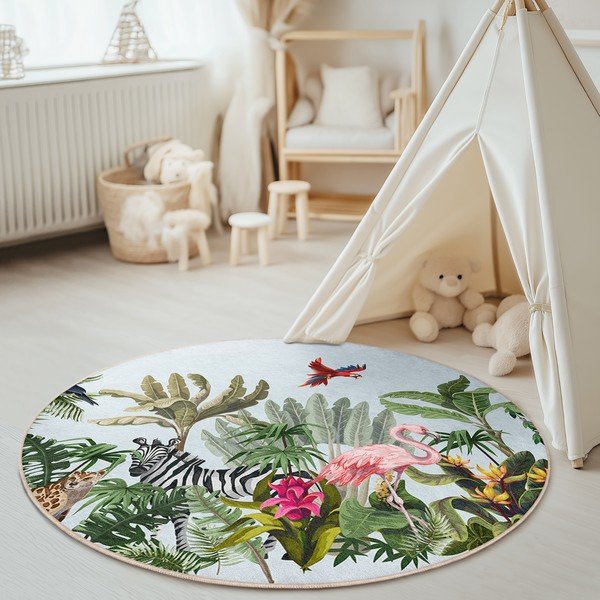 Pestav laste mänguvaip ø120 cm Jungle - Mila Home-image-2