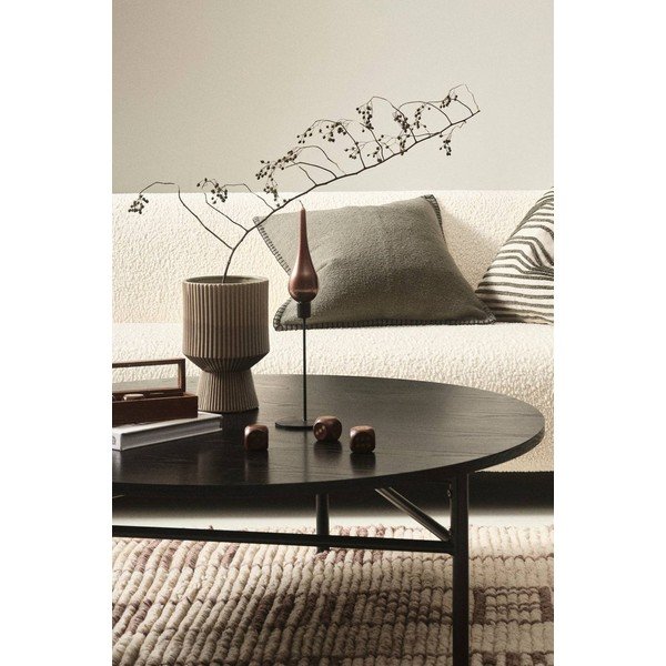 Must metallist ümmargune kohvilaud ø 100 cm Valley - Jotex-image-1