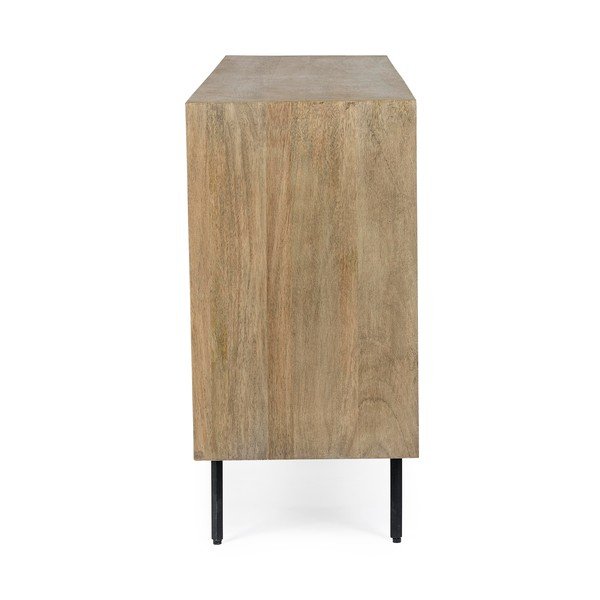 Naturaalne mangopuidust kummut, 160x83x40 cm Darsey – Bizzotto-image-2