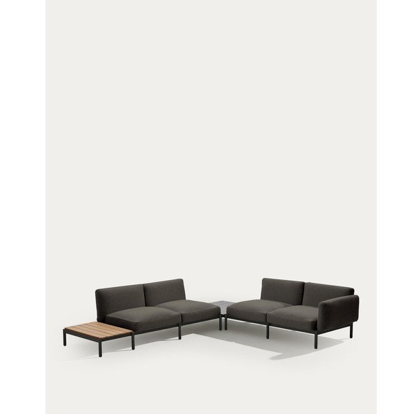 Tumehall polsterdatud aiadiivan (kuni L) Sorells - Kave Home