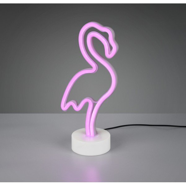 Valge LED laualamp (kõrgus 29 cm) Flamingo - Reality-image-1
