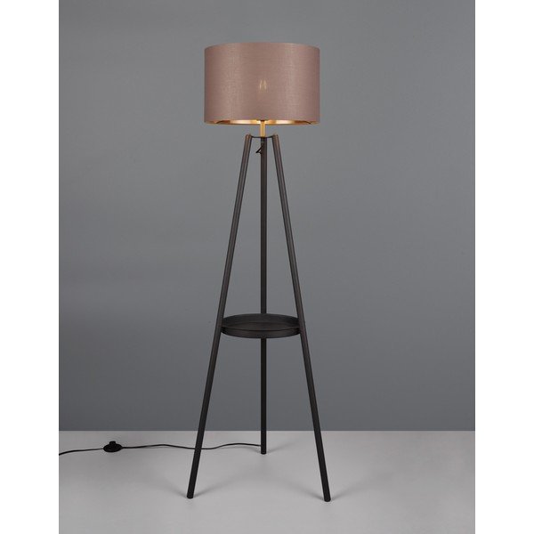 Must põrandalamp riiuliga (kõrgus 152 cm) Colette - Reality-image-1