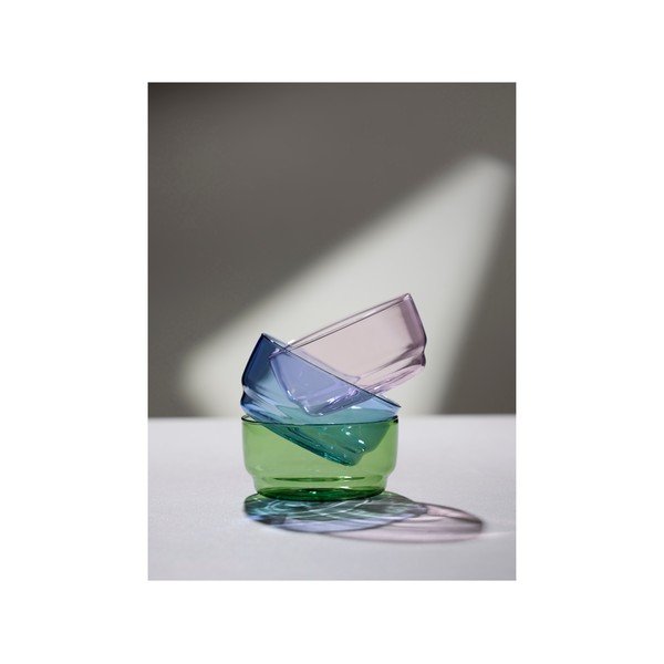 Sinised klaasist kausid 2tk komplektis 500 ml Torino - Lyngby Glas-image-3