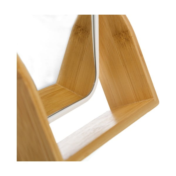 Bambusraamiga kosmeetikapeegel 16x19,5 cm - Casa Selección-image-1