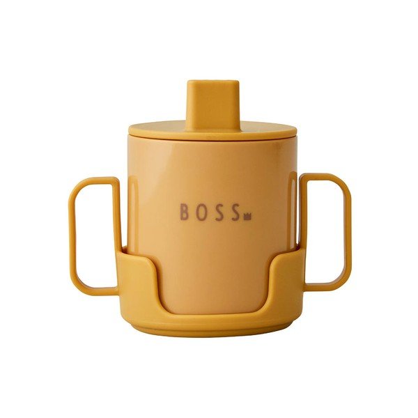 Sinepikollane laste Boss kruus Mini - Design Letters-image-2