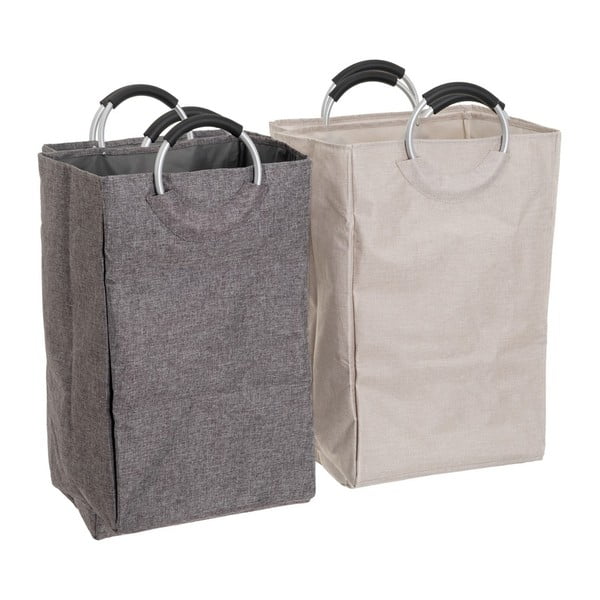 Hallikasbeežid riidest pesukorvid 2tk komplektis - Casa Selección-image-1