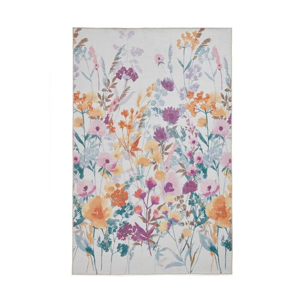 Kollane pestav vaip 152x230 cm Country Floral - Catherine Lansfield