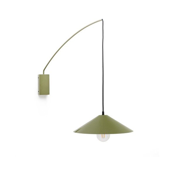 Roheline seinavalgusti ø 35 cm Kally - Kave Home