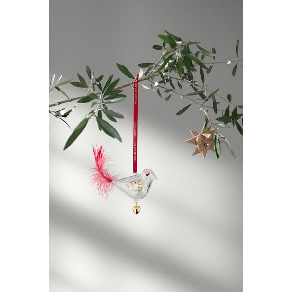 Klaasist jõulukaunistus Bird - Holmegaard-image-1