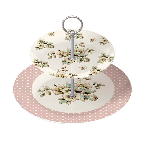 Porcelánový podnos na dorty Creative Tops Cottage Flower
