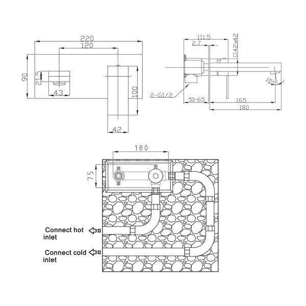 Hõbe segisti (1 väljund) Latus - Sapho-image-3
