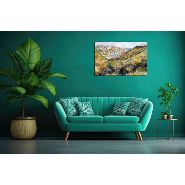 Maali reproduktsioon , 60 x 40 cm Auguste Renoir - Hills around the Bay of Moulin Huet, Guernsey - Fedkolor-image-1