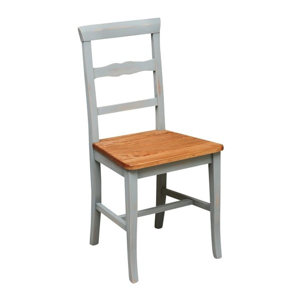 Modrá židle z bukového masivu Addy