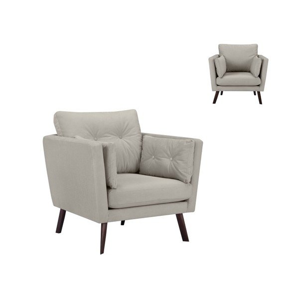 Světle šedé křeslo Mazzini Sofas Elena-image-2